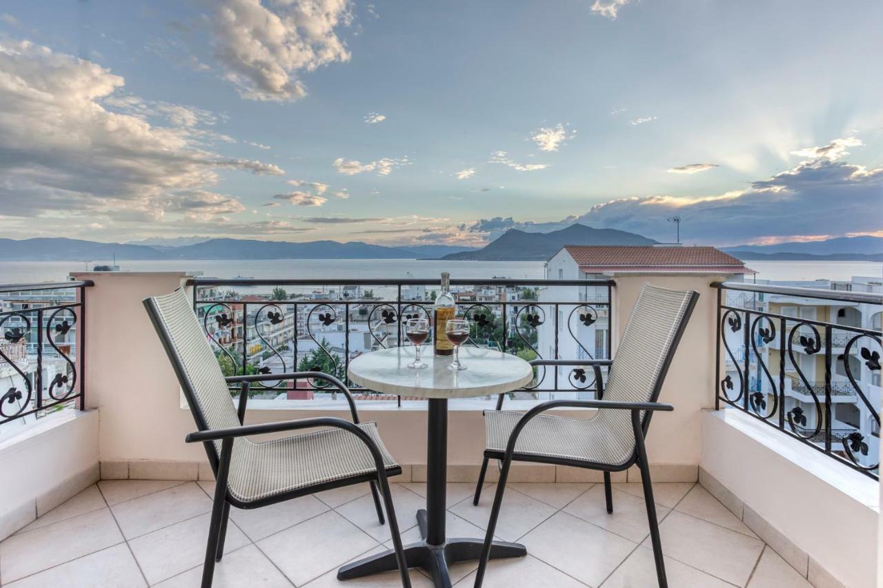 Niovi Luxury Apartments Loutra Edipsou  ภายนอก รูปภาพ